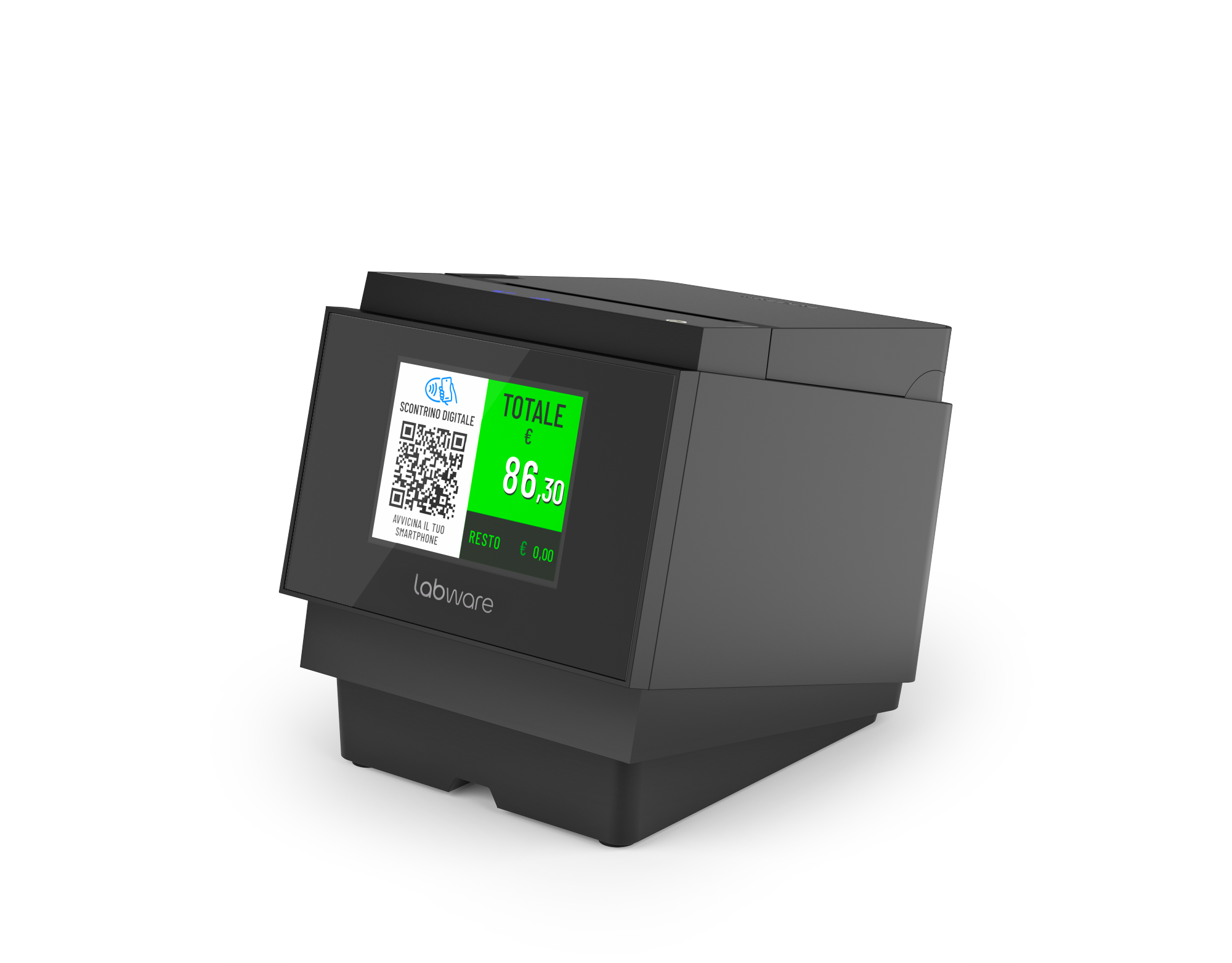 Labware smaRT NFC Printer in schwarzer Ausführung