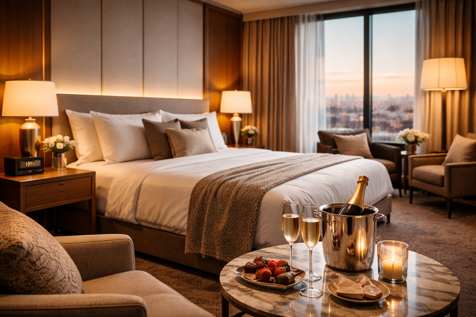 Hotelzimmer als Beispiel für Hotellerie und Gasthof