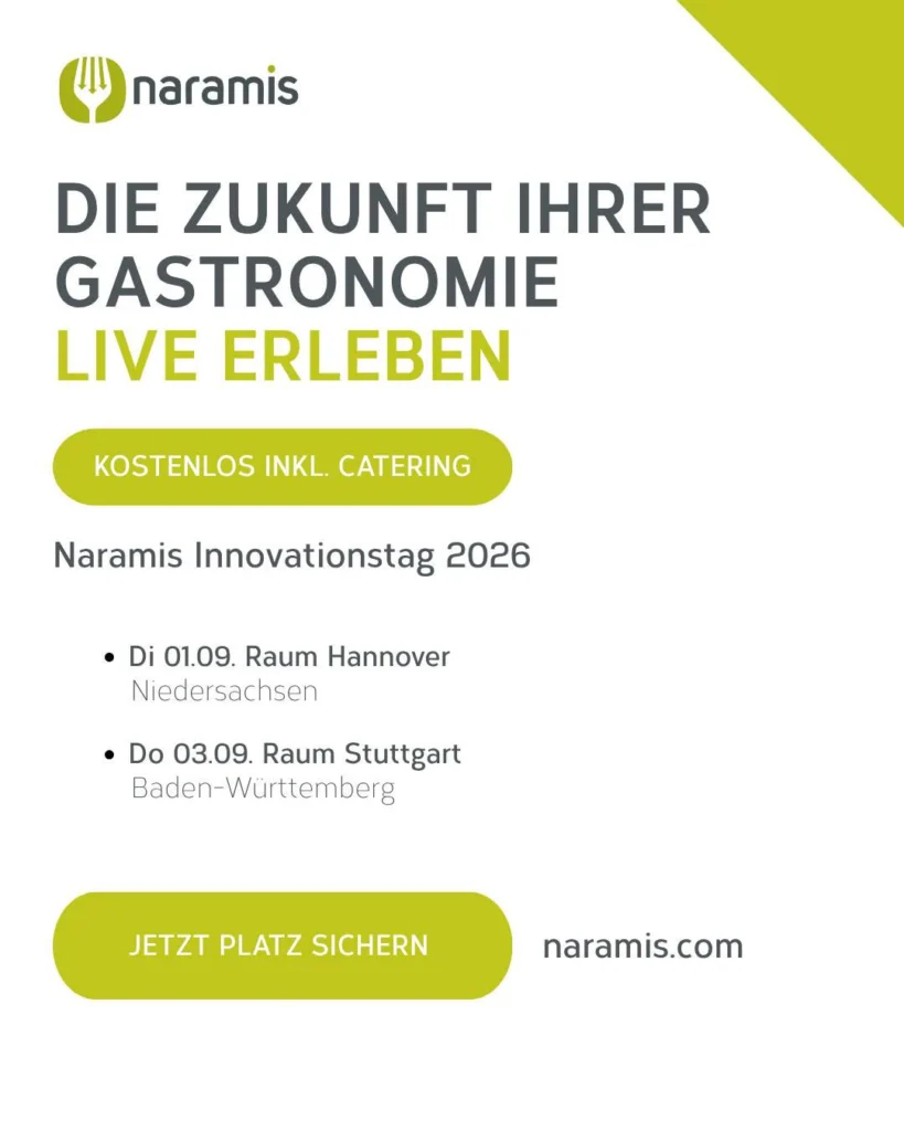 Naramis Innovationstage 2026: Zukunft der Gastronomie live erleben